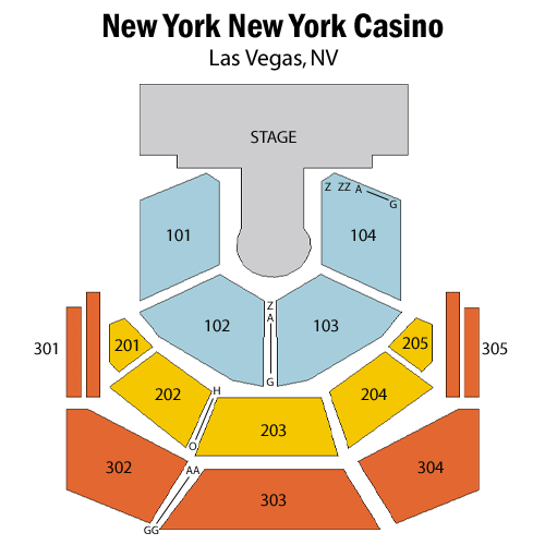 New York New York Zumanity Seating Chart