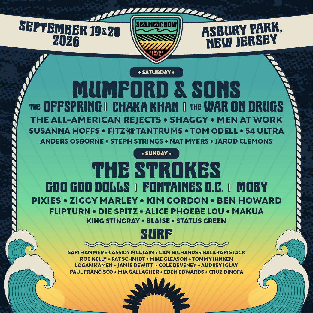 Seat map for Sea.Hear.Now Festival