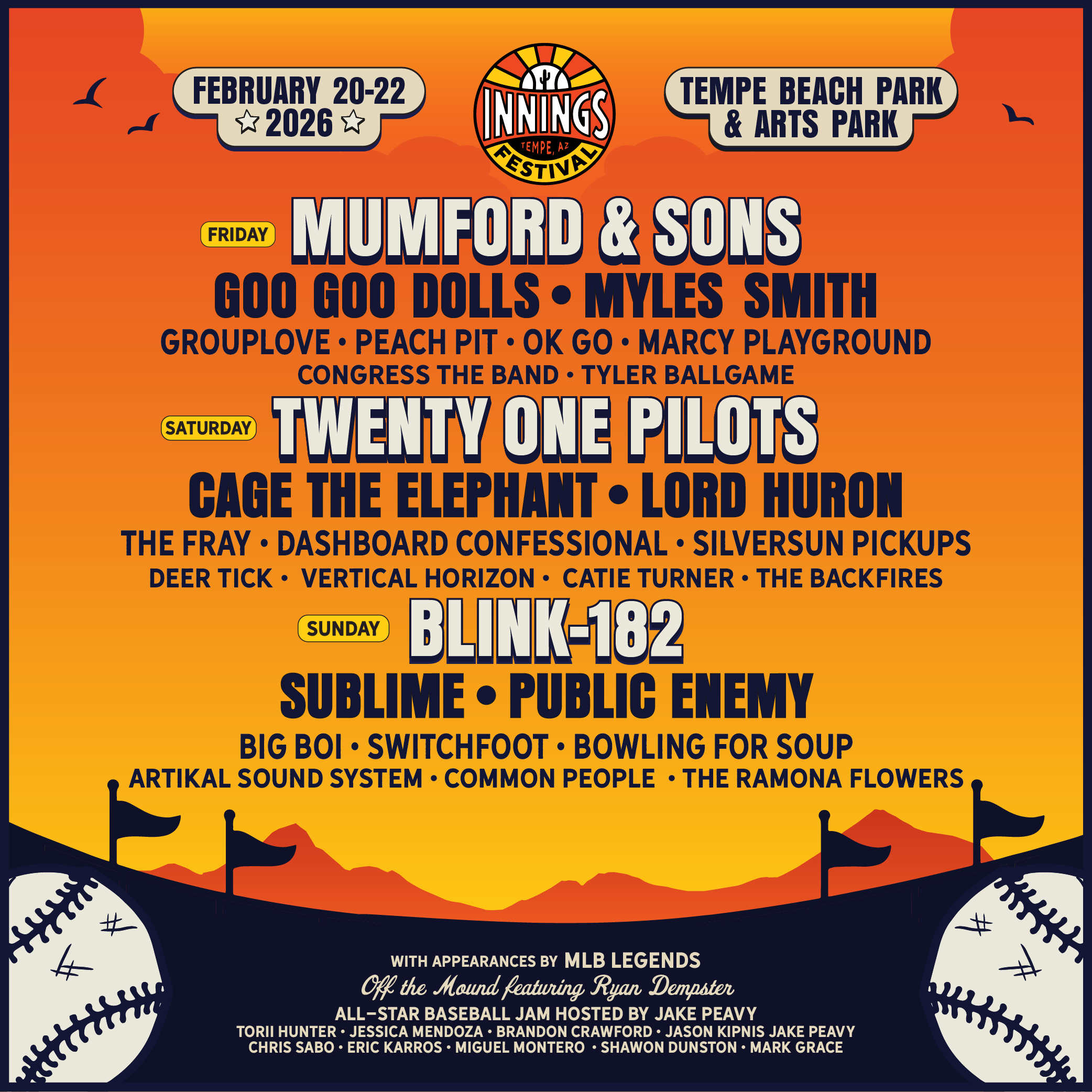 Seat Map for Innings Festival