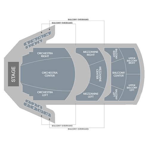 Dr Phillips Disney Theatre Seating Chart