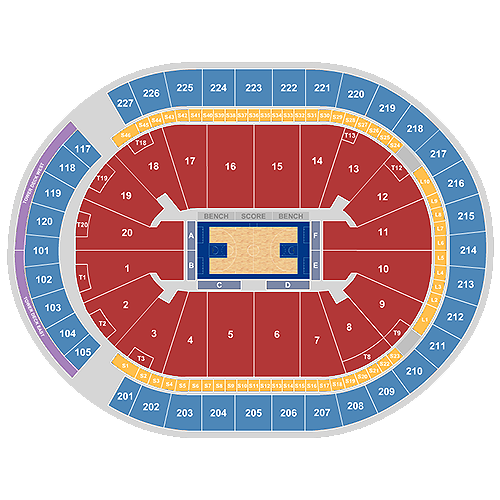 T-Mobile Arena Seating Chart & Map