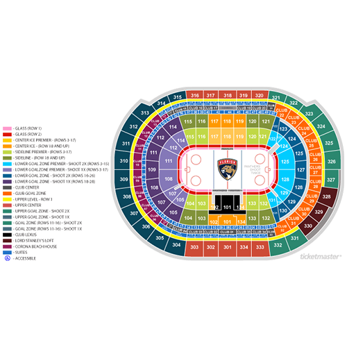 FLA Live Arena Sunrise, FL Tickets, 2023 Event Schedule, Seating Chart