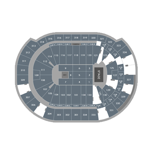 Seat map for Janet Jackson