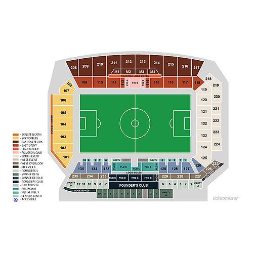 Banc Of California Stadium Interactive Seating Chart