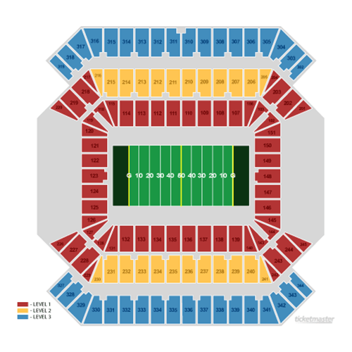 Raymond James Stadium Seating Charts 