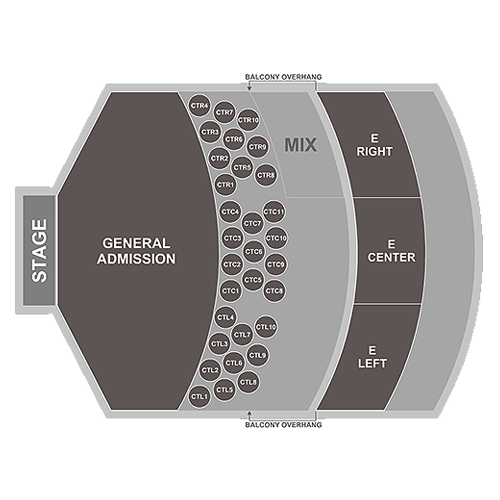Seat map for Trivium w/ In Flames