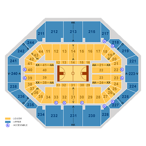 Rupp Arena Seating Chart With Rows And Seat Numbers