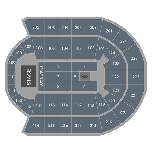 Spokane Arena Seating Map Spokane Arena - Spokane, Wa | Tickets, 2022 Event Schedule, Seating Chart