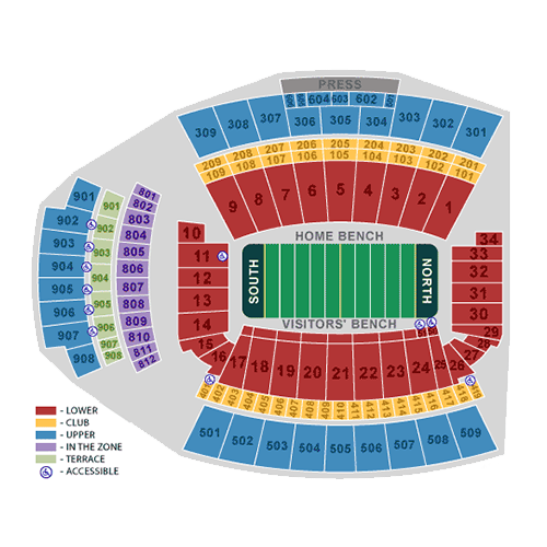 Williams Brice Stadium Concert Seating Chart