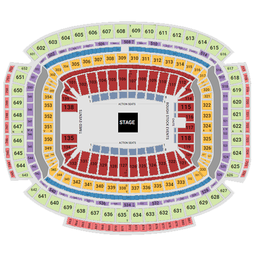 Nrg Stadium Rodeo Seating Chart | Elcho Table