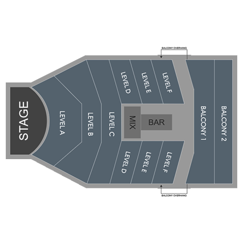 Seat map for Craig Ferguson