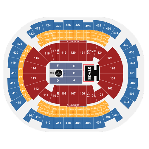 Toyota Center Seating Map Toyota Center - Houston, Tx | Tickets, 2022 Event Schedule, Seating Chart