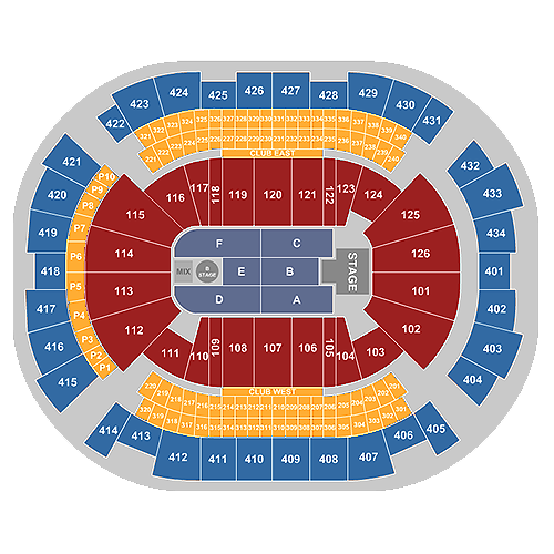 Toyota Center Seat Map Toyota Center - Houston, Tx | Tickets, 2022 Event Schedule, Seating Chart