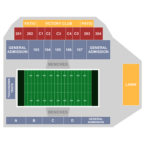 Unh Football Stadium Seating Chart