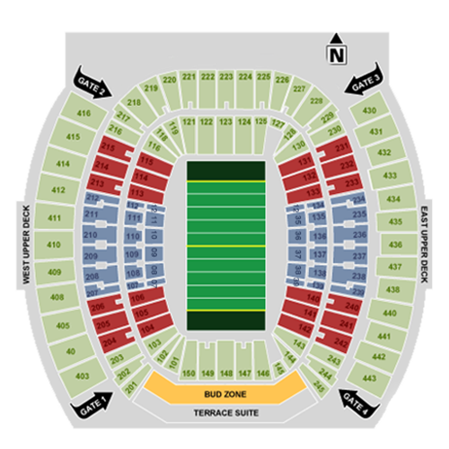 Everbank Field Detailed Seating Chart