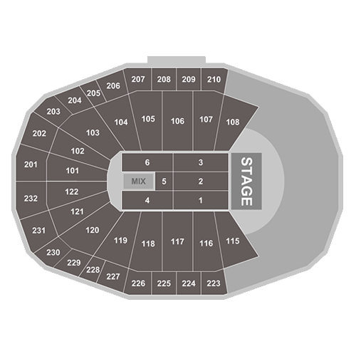 T-Mobile Center seating chart for Goo Goo Dolls in Kansas City