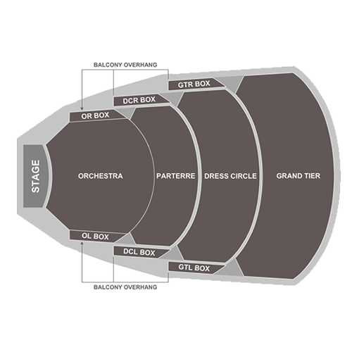 Seat map for Alton Brown