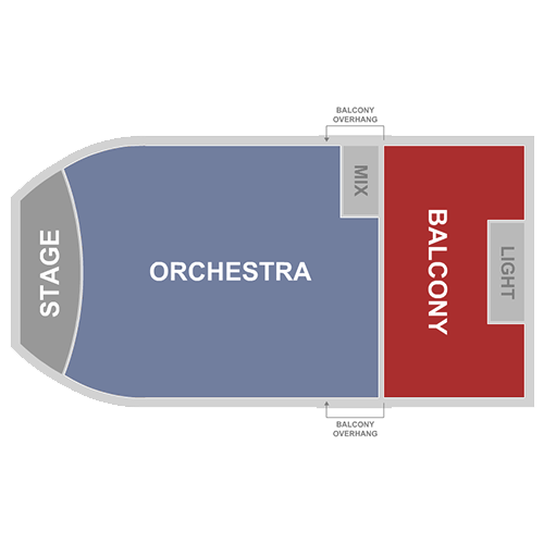 Lebanon Opera House Seatmap