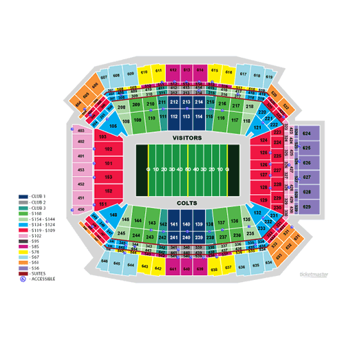 Indianapolis Colts Seating Chart 