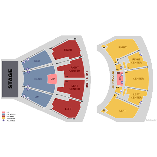 Seating Chart Foxwoods Grand Theater