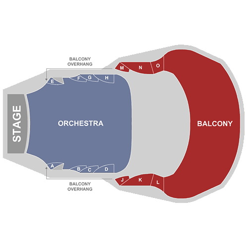 Globe News Center for the Performing Arts Seatmap