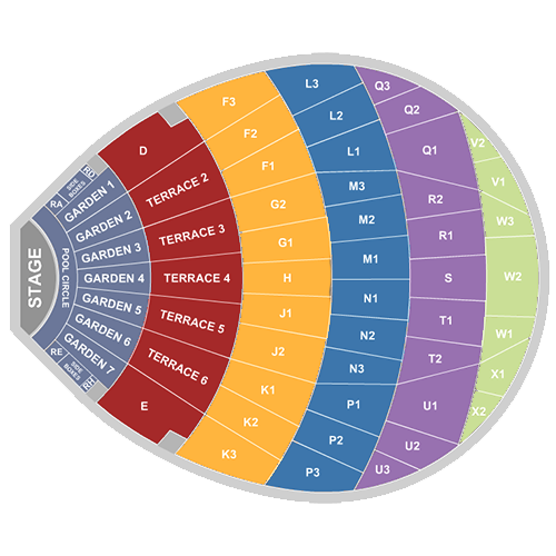Hollywood Bowl Detailed Seating Chart With Seat Numbers Review Home Decor