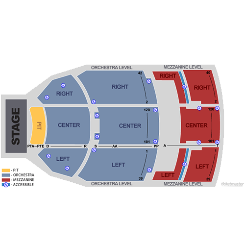 Seat map for TRAP Karaoke