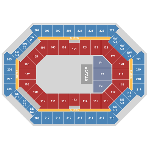 Donald Tucker Civic Center Seating Chart With Rows