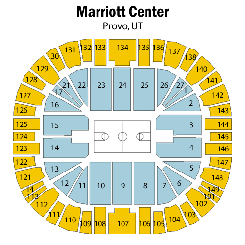 Marriot Center - Provo, UT | Tickets, 2024 Event Schedule, Seating Chart
