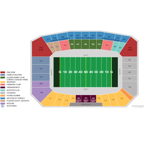 Yulman Stadium New Orleans, LA Tickets, 2022 Event Schedule