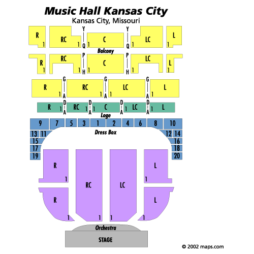 music hall kansas city seating chart - Part.tscoreks.org
