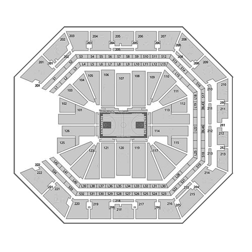 Golden 1 Center Basketball Seating Chart