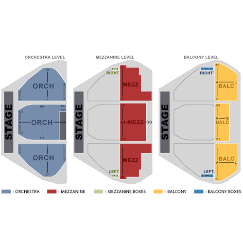Amsterdam Theater Seating Chart