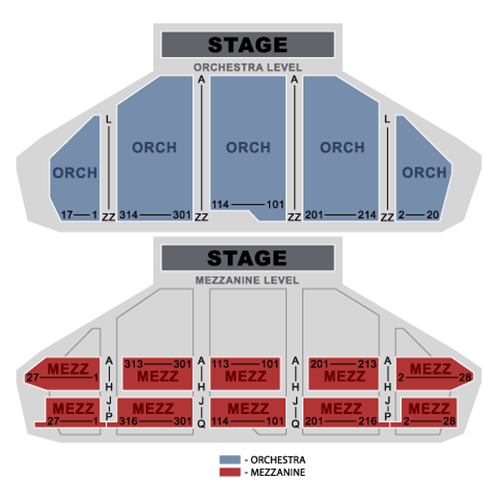 Pantages Theater Los Angeles Seating Chart