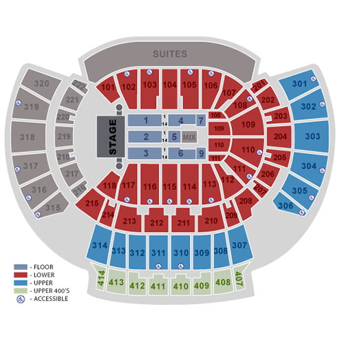 State Farm Arena Seating Chart Eagles