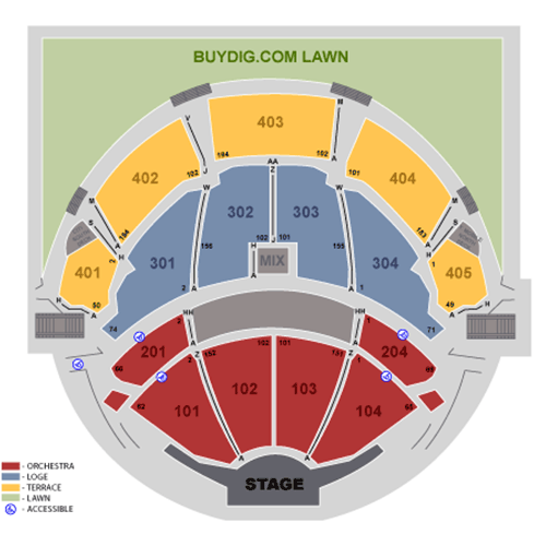 Pnc Bank Arts Center Seating Chart With Rows