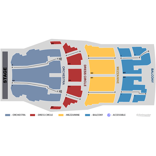 Seating Chart Cibc Theater Chicago