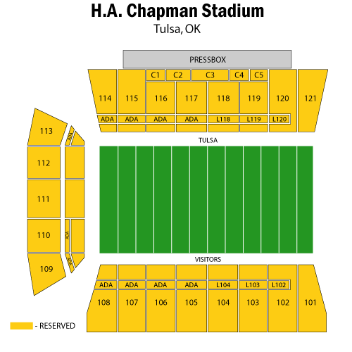 Chapman Stadium Seating Chart