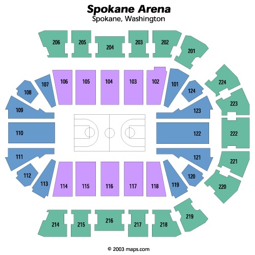 Spokane Arena Spokane, WA Tickets, 2024 Event Schedule, Seating Chart