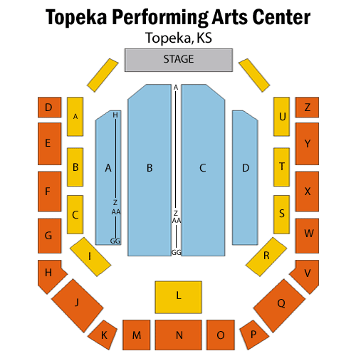 Topeka Performing Arts Center Seating Chart