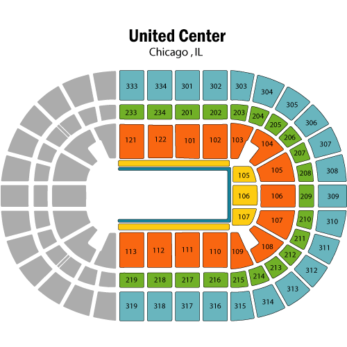 United Center Box Seating Chart