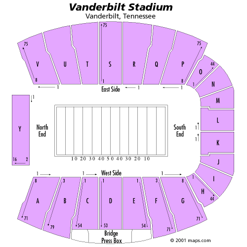 Seat map for NCAA Division I FCS Football Championship