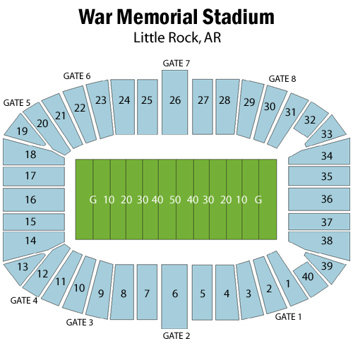 War Memorial Stadium Little Rock, AR Tickets, 2023 Event Schedule