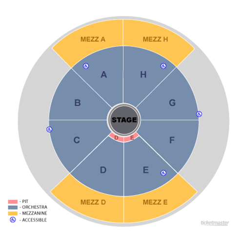 Nycb Theatre At Westbury Seating Chart Detailed