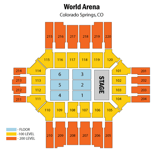 Broadmoor World Arena Colorado Springs, CO Tickets, 20232024 Event