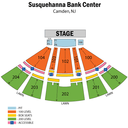 Bb T Center Seating Chart With Rows Camden