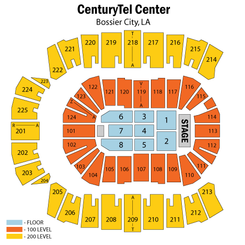 Centurylink Center Seating Chart