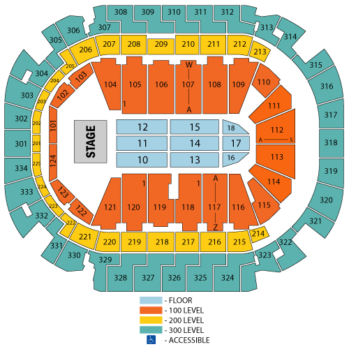 Eagles Concert Seating Chart