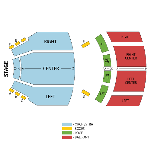 Color Purple Seating Chart