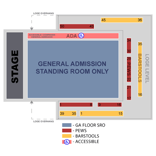 House Of Blues Anaheim Seating Chart